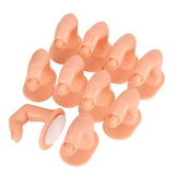 Max Display Training Practice Fake Finger Model for Acrylic Gel Nail Art 10Pcs A