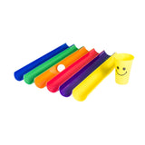 Maxbell Pipeline Challenge Ice Breaker Group Games Pipeline Kit for Gym Teens Adults 6 Half Pipes