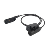 Maxbell U94 PTT Headset Adapter Cable for APX DP Dgp Xir XPR Series APX-6000XE