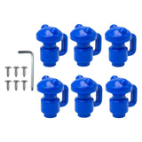 Maxbell Portable Trampoline Enclosure Pole Cover Durable Replacement Accessories Blue