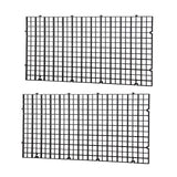 Maxbell 2x Aquarium Isolation Boards Grid Divider Tray Fish Tank Bottom Filter Plate