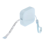 Maxbell Soft Retractable Mini Tape Measure Tape Clear Marked Blue