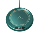 Maxbell Beverage Cup Warmer Winter Electric Coffee Constant Insulation Pad for Desk Green