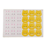 Max 10 x 24pcs Bear Bunny Sealing Stickers Envelope Card Paste DIY Craft Decor