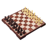 Maxbell Folding Plastic Standard Travel International Chess Game Board Set 12x12