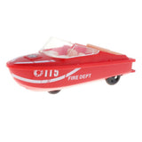Maxbell 1:72 Diecast Cars Toy Fire Dept & Engineering Vehicles Fire Dept Speedboat A