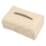 Maxbell Car Vehicle Backseat Tissue Holder Hanging Saving Space with Elastic Band Beige