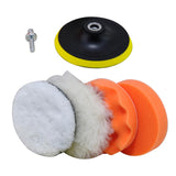 Maxbell 6 Pieces Car Buffing Polishing Pads Multipurpose for Polishing Vehicles 10cm Dia M10 Screw