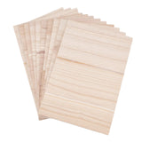 Maxbell 10 Pieces Wood Breaking Board Hitting Portable Wood Taekwondo Breaking Board 0.7cm thickness