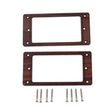 Max Rosewood Humbucker Pickup Mounting Ring Frame w/ Screws for Guitar Parts