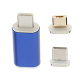 Maxbell Type C Port Magnetic Adapter Charger For iPhone IOS Android Type C Blue