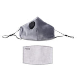 Maxbell Mouth Cover Anti Haze Face Cover Outdoor Non-woven Covering Gray