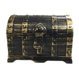 Maxbell Kids Pirate Treasure Chest Toy Box Party Favors Props Antique Bronze Empty