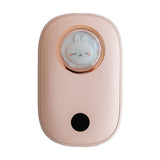 Maxbell Rechargeable Hand Warmer 10000mAh USB Heater for Winter Outdoor Pink Rabbit