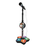 Maxbell Musical Instrument Wired Microphone Pretend Toy for Story Machine Birthday Black