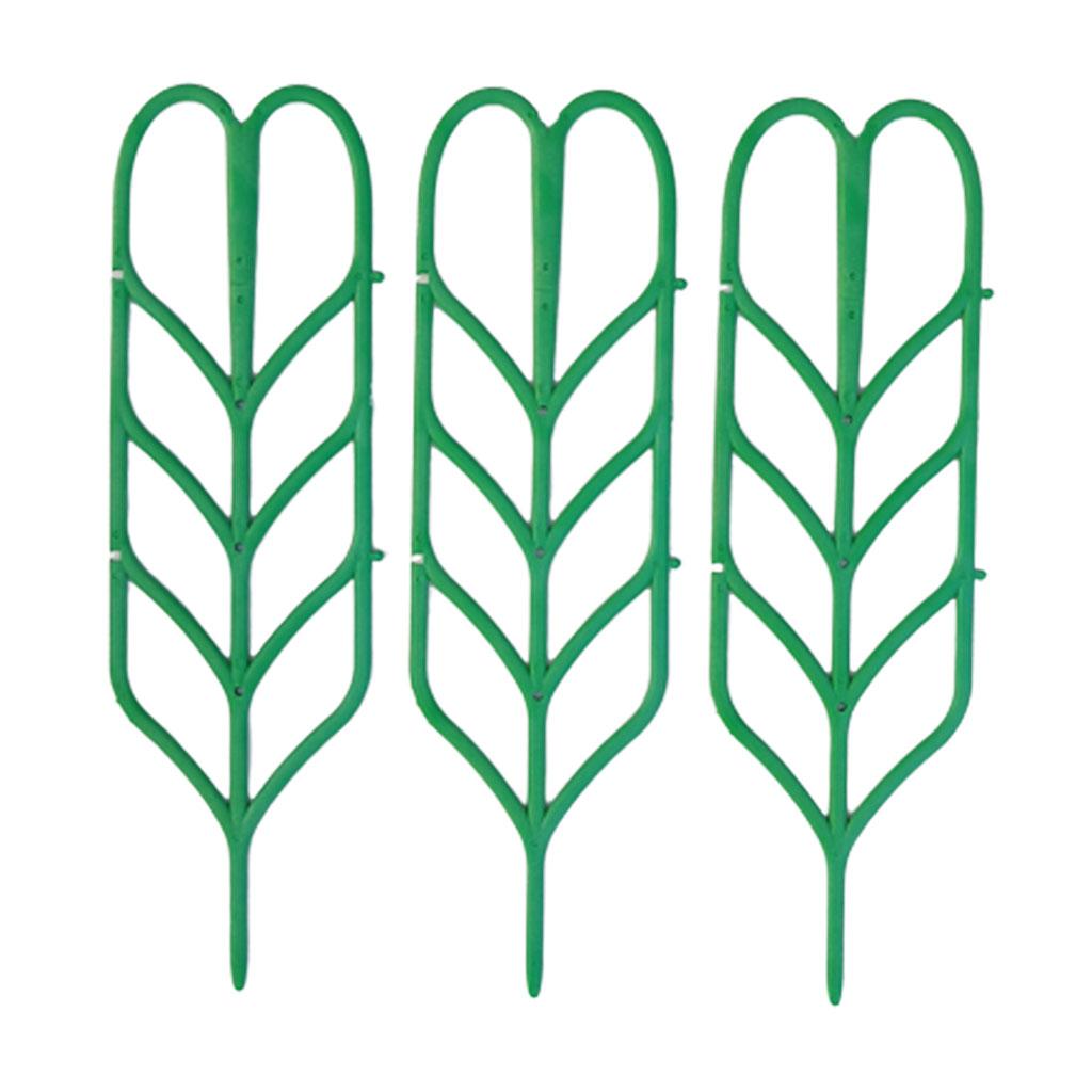 Maxbell 3pcs Garden Trellis Climbing Plant Support Stake for Mini Indoor Plants Pots