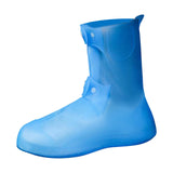 Maxbell Waterproof Shoes Cover Adults Boot Protector Anti Slip Rain Boots Cover XXL Blue