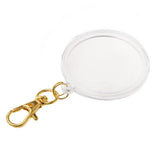 Maxbell Portable Acrylic Coin Holder Keychain Coin Keyring Collection Boxes #1