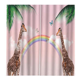 Maxbell 3D Curtains 59x65inch Window Drapes for Bedroom Living Room 2 Panels B