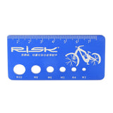 Maxbell Bolt & Screw Gauge Diameter, Length & Thread Metric Checker Measure Tool Kit