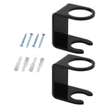 Maxbell 2x Baseball Holder Storage Rack Shelf Wall Mount Display Stand Organizer black