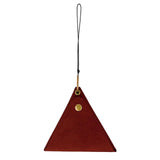 Maxbell Hanging Neck Pouch Decorative PU Leather with Removable Lanyard Purse Holder Red