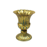 Maxbell Vase Planter Flower Pot Decorative for Living Room Table Centerpieces Home Gold