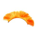 Maxbell Helmet Wigs Cosplay Party Hairpiece for Scooters Motorcycle Bike Skiing Orange