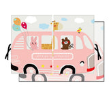 Maxbell Car Sun Shade Curtain Window Shades Children Sun Protection Side Window Giraffe driving
