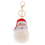 Max Cute Santa Claus Style Key Chain Keyring Pendant Lady Bag Car Pendant Beige