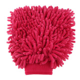 Max Microfiber Car Wash Washing Cleaning Glove Dual Sided Chenille Glove Red