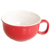 Max Ceramic Cup Coffee Cup Mug Tea Milk Cup for Office Home Capacity Red