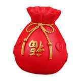 Maxbell Chinese Flower Vase Resin Flower Pot New Year Party Home Plant Planter Decor Red