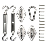 Maxbell Sun Shade Sail Hardware Kit Fixing Accessories Sun Canopy Backpacking Pool