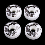 Maxbell 4pcs PU Skateboard Wheels Replacement  White