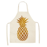 Max Apron Pineapples Unisex Kitchen Bib Apron Cooking Baking Gardening 49X40cm