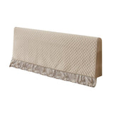 Max Stretchable Bed Headboard Slipcover Bedhead Dustproof Cover Protector 120cm Champagne