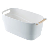 Maxbell Plastic Storage Basket Organizer Box for Sundries Underwear Toy Cosmetics  S