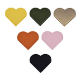 Maxbell 6x PU Leather Heart Bookmarks Book Markers Birthday Gift Book Lovers Style C