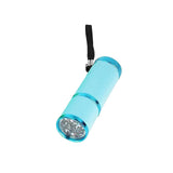Maxbell Portable Handheld flashlights 9 LED Aluminum Diameter 2.5cm Length 9cm Blue