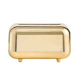 Maxbell Tissue Holder Multipurpose Elegant Rectangular for Dorm Night Stands Vehicle Aureate