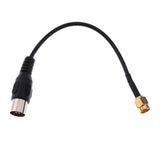 Max IEC DVB-T TV PAL female to SMA Male Jumper Pigtail Cable RG174