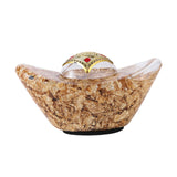 Maxbell Treasure Basin Statue Feng Shui Prosperity Sculpture for Cabinet Office Desk Style B