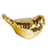 Max Golden Ceramic Birds Shaped Animal Figurines Craft Desktop Ornaments Size_L