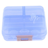 Max Maxb Portable 7 Day Pill Organizer Storage Box Medicine Container Case  Blue