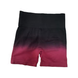 Maxbell Summer Yoga Shorts Elastic Butt Lifting Underwear Sports Shorts for Training Red Large