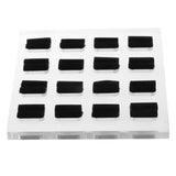 Max Acrylic Jewelry Display Ring Holder Rack Organizer Case Tray Stand 16 Slots