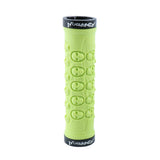 Maxbell Bike Handlebar Sleeve Rubber Bicycle Lock on Anti slip Grip Green Skull