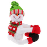 Max Wine Bottle Cover for Christmas Decor Dinner Table Party Snowman