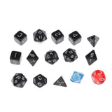 Max Polyhedral Dice TRPG Dice Acrylic for Dungeons & Dragons Board Game 15pcs